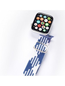 Dux Ducis Strap Watch 7 Band 7/6/5/4/3/2 / SE (41/40 / 38mm) Armband Armband Armband Blå/Vit (blandningsversion)
