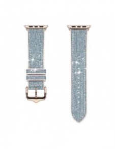 Dux Ducis Strap Watch 7 Band 7/6/5/4/3/2 / SE (45/44 / 42mm) Armband Armband Armband Blue (Sparkle Version)