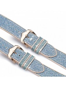 Dux Ducis Strap Watch 7 Band 7/6/5/4/3/2 / SE (45/44 / 42mm) Armband Armband Armband Blue (Sparkle Version)