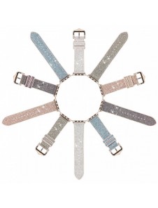 Dux Ducis Strap Watch 7 Band 7/6/5/4/3/2 / SE (45/44 / 42mm) Armband Armband Armband Blue (Sparkle Version)