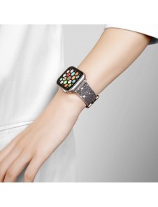 Dux Ducis Strap Watch 7 Band 7/6/5/4/3/2 / SE (45/44 / 42mm) Armband Armband Armband Grön (Sparkle Version)