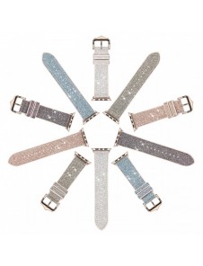 Dux Ducis Strap Watch 7 Band 7/6/5/4/3/2 / SE (45/44 / 42mm) Armband Armband Armband Grön (Sparkle Version)