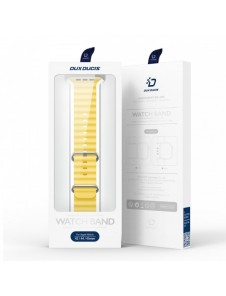 Dux Ducis Strap Watch Armband 9 / 8 / 7 / 6 / 5 / 4 / 3 / 2 / SE (41 / 40 / 38mm) Silikonband Armband Gul (OceanWave Version)