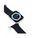 Dux Ducis Strap Watch Armband 9 / 8 / 7 / 6 / 5 / 4 / 3 / 2 / SE (45 / 44 / 42mm) Silikonbandarmband Grå (OceanWave-version)