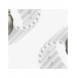 Dux Ducis Strap Watch Armband 9 / 8 / 7 / 6 / 5 / 4 / 3 / 2 / SE (45 / 44 / 42mm) Silikonbandarmband Vit (OceanWave-version)