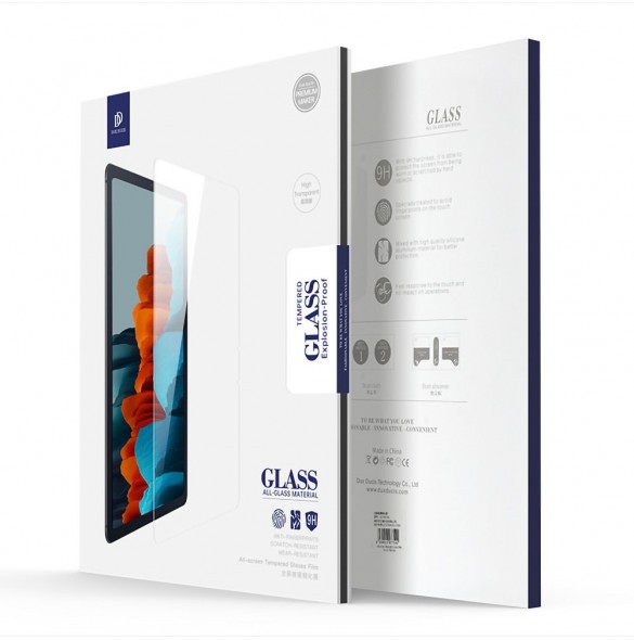 Dux Ducis Tempered Glass 9H bepansrat härdat glas för Samsung Galaxy Tab S8 transparent (väskvänlig)