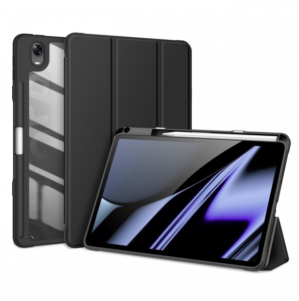 Dux Ducis Toby Armored Flip Smart Case för Oppo Pad med Stylus Hållare Svart