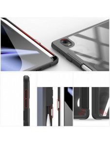 Dux Ducis Toby Armored Flip Smart Case för Oppo Pad med Stylus Hållare Svart