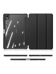 Dux Ducis Toby Armored Flip Smart Case för Oppo Pad med Stylus Hållare Svart