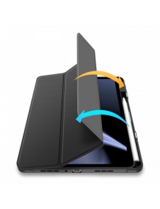 Dux Ducis Toby Armored Flip Smart Case för Oppo Pad med Stylus Hållare Svart