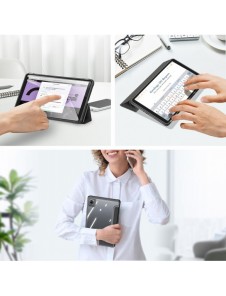 Dux Ducis Toby Armored Flip Smart Case för Realme Pad Mini svart
