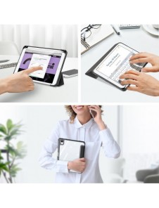 Dux Ducis Toby armored tuff Smart Cover för iPad mini 2021 med hållare för Apple Pencil svart