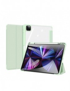 Dux Ducis Toby armored tough Smart Cover för iPad Pro 11'' 2021 med en hållare för Apple Pencil grön