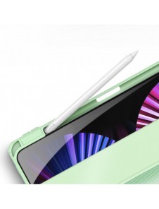 Dux Ducis Toby armored tough Smart Cover för iPad Pro 11'' 2021 med en hållare för Apple Pencil grön