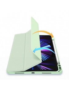 Dux Ducis Toby armored tough Smart Cover för iPad Pro 11'' 2021 med en hållare för Apple Pencil grön