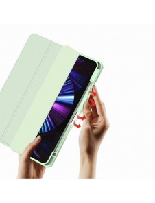 Dux Ducis Toby armored tough Smart Cover för iPad Pro 11'' 2021 med en hållare för Apple Pencil grön