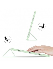 Dux Ducis Toby armored tough Smart Cover för iPad Pro 11'' 2021 med en hållare för Apple Pencil grön