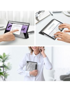 Dux Ducis Toby armored tough Smart Cover för Samsung Galaxy Tab A7 10,4'' 2020 med hållare för stylus penna svart