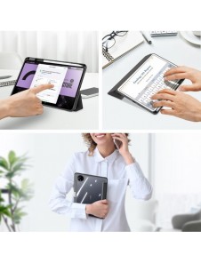 Dux Ducis Toby Fodral för Huawei MatePad Pro 11'' (2022) Fodral med S Pen Smart Cover Stativ Svart