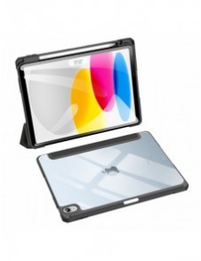 Dux Ducis Toby-fodral för iPad 10.9'' 2022 (10 gen.) skal med plats för Apple Pencil stylus smart skalställ svart