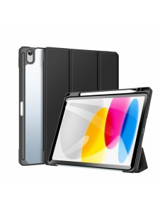 Dux Ducis Toby-fodral för iPad 10.9'' 2022 (10 gen.) skal med plats för Apple Pencil stylus smart skalställ svart