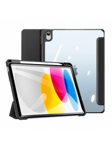 Dux Ducis Toby-fodral för iPad 10.9'' 2022 (10 gen.) skal med plats för Apple Pencil stylus smart skalställ svart