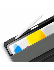Dux Ducis Toby-fodral för iPad 10.9'' 2022 (10 gen.) skal med plats för Apple Pencil stylus smart skalställ svart