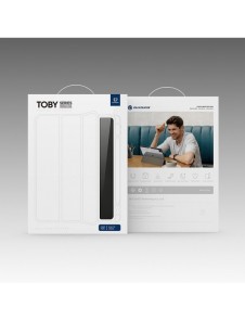 Dux Ducis Toby-fodral för iPad 10.9'' 2022 (10 gen.) skal med plats för Apple Pencil stylus smart skalställ svart
