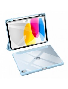 Dux Ducis Toby-fodral för iPad 10,9'' 2022 (10 gen.) skal med plats för Apple Pencil stylus smart skalställ blå