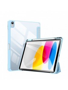 Dux Ducis Toby-fodral för iPad 10,9'' 2022 (10 gen.) skal med plats för Apple Pencil stylus smart skalställ blå