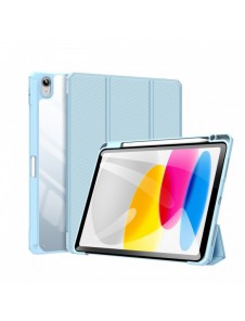 Dux Ducis Toby-fodral för iPad 10,9'' 2022 (10 gen.) skal med plats för Apple Pencil stylus smart skalställ blå