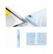 Dux Ducis Toby-fodral för iPad 10,9'' 2022 (10 gen.) skal med plats för Apple Pencil stylus smart skalställ blå