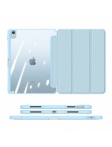 Dux Ducis Toby-fodral för iPad 10,9'' 2022 (10 gen.) skal med plats för Apple Pencil stylus smart skalställ blå