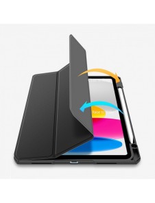 Dux Ducis Toby-fodral för iPad 10,9'' 2022 (10 gen.) skal med plats för Apple Pencil stylus smart skalställ blå