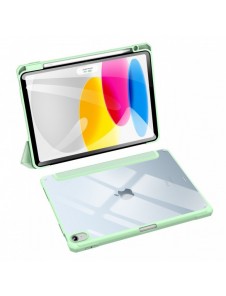 Dux Ducis Toby-fodral för iPad 10,9'' 2022 (10 gen.) skal med plats för Apple Pencil stylus smart skalställ grön