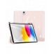 Dux Ducis Toby-fodral för iPad 10.9'' 2022 (10 gen.) skal med pennhållare Apple Pencil smart fodralställ rosa