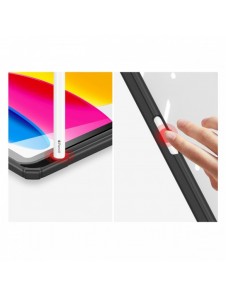 Dux Ducis Toby-fodral för iPad 10.9'' 2022 (10 gen.) skal med pennhållare Apple Pencil smart fodralställ rosa