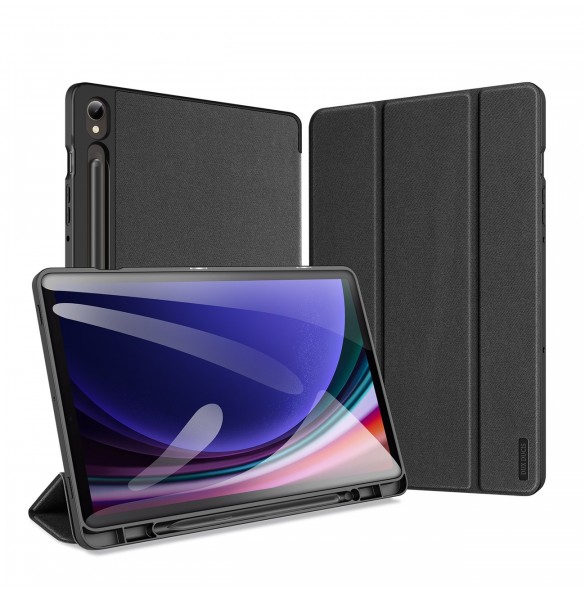 Dux Ducis Toby stylusfodral med smart sovfunktion för Samsung Tab A9 Plus 11" surfplatta - svart
