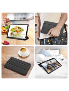 Dux Ducis Toby stylusfodral med smart sovfunktion för Samsung Tab A9 Plus 11" surfplatta - svart