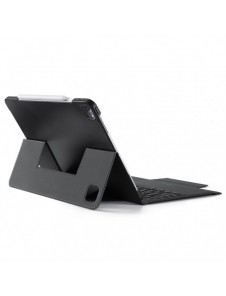 Dux Ducis Touchpad Tangentbordsfodral trådlöst Bluetooth-tangentbord iPad Pro 12,9'' 2018/2020/2021 svart