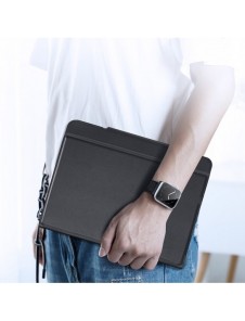 Dux Ducis Touchpad Tangentbordsfodral trådlöst Bluetooth-tangentbord iPad Pro 12,9'' 2018/2020/2021 svart