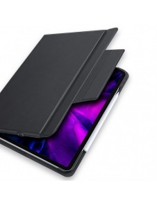 Dux Ducis Touchpad Tangentbordsfodral trådlöst Bluetooth-tangentbord iPad Pro 12,9'' 2018/2020/2021 svart