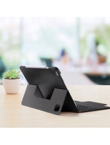 Dux Ducis Touchpad Tangentbordsfodral trådlöst Bluetooth-tangentbord iPad Pro 12,9'' 2018/2020/2021 svart