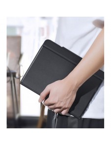 Dux Ducis Touchpad Tangentbordsfodral trådlöst Bluetooth-tangentbord iPad Pro 12,9'' 2018/2020/2021 svart