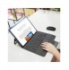Dux Ducis Touchpad Tangentbordsfodral trådlöst Bluetooth-tangentbord iPad Pro 12,9'' 2018/2020/2021 svart