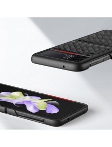 Dux Ducis Venice fodral till Samsung Galaxy Z Flip 4 läderfodral svart