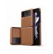 Dux Ducis Venice fodral till Samsung Galaxy Z Flip 4 läderfodral brunt