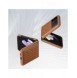Dux Ducis Venice fodral till Samsung Galaxy Z Flip 4 läderfodral brunt