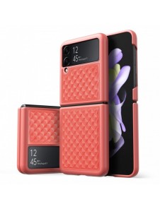 Dux Ducis Venice fodral till Samsung Galaxy Z Flip 4 läderfodral rött
