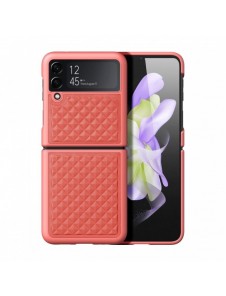 Dux Ducis Venice fodral till Samsung Galaxy Z Flip 4 läderfodral rött